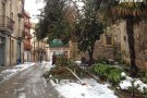 Tàrrega estrena la primavera amb una capa d'11 centímetres de neu