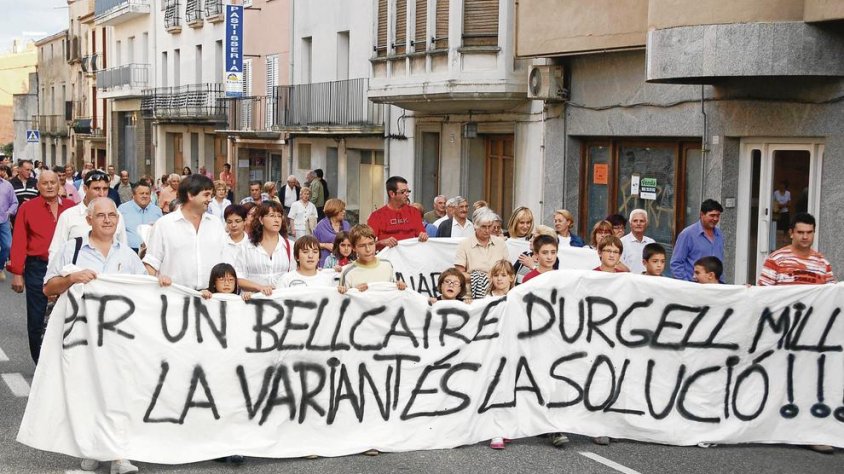 Els veïns de Bellcaire s’han manifestat en diverses ocasions
