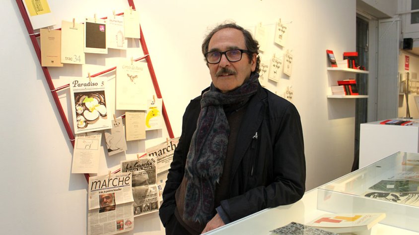 Jaume Pont a l'exposició sobre la seva obra que acull la Sala Marsà fins al dia 30