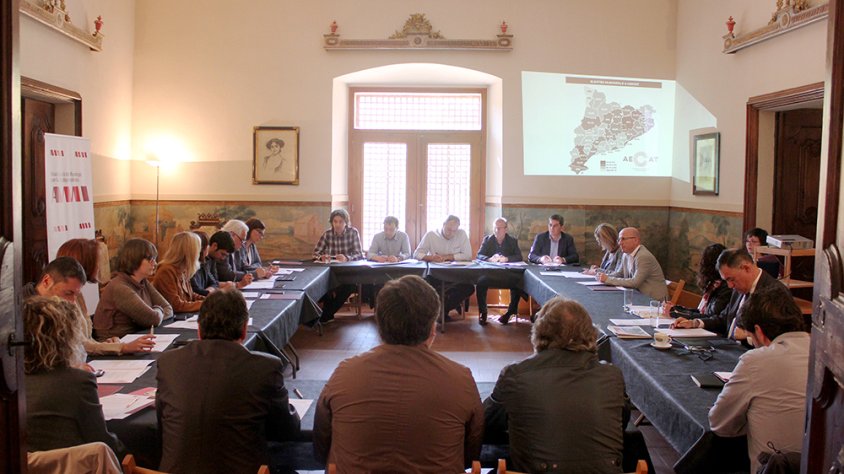 Imatge de la reunió de l'AMI celebrada a Tàrrega