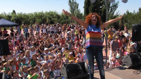 Dàmaris Gelabert es va fer una 'selfie' amb el públic