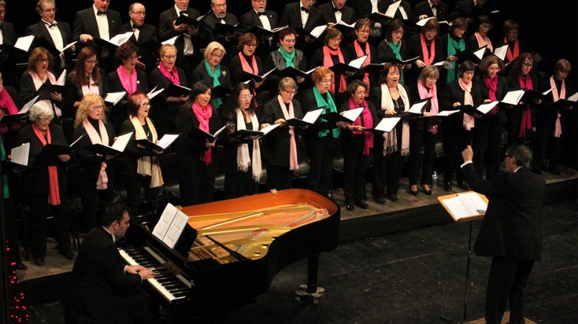 Imatge d'arxiu d'un concert de la Polifònica de l'Urgell