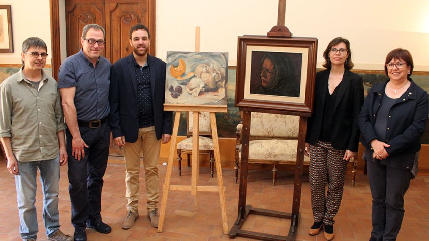 Presentació de les dues obres pictòriques al Museu Comarcal de l'Urgell