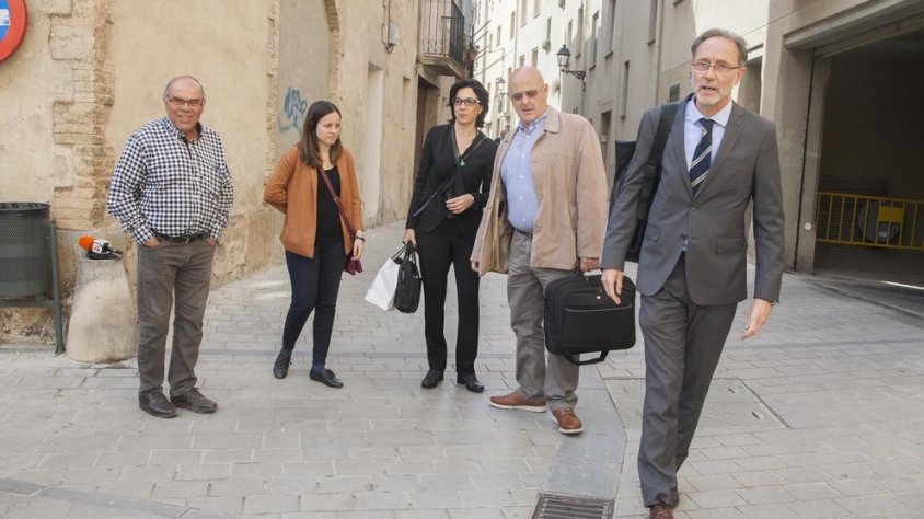 Representants del Canalet, aquest dilluns a l'anar al judici a Cervera