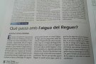 L'ACA multarà els regants que agafin més aigua de l'Ondara de la que els pertoca