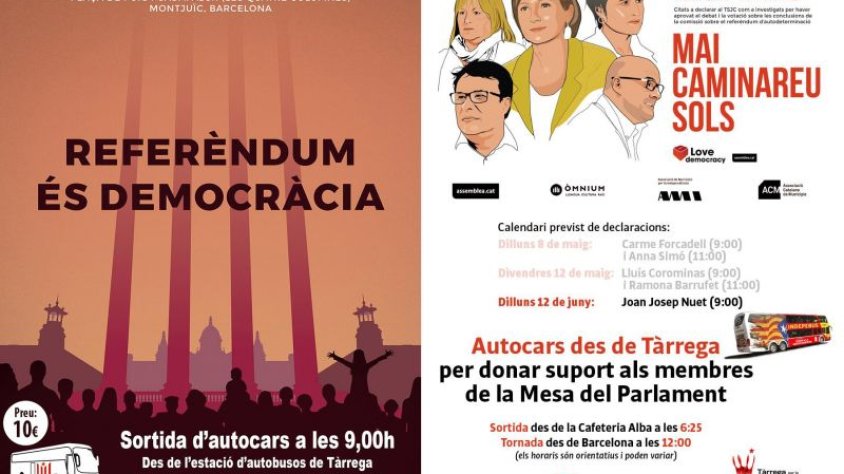 Cartell promocional dels autobusos