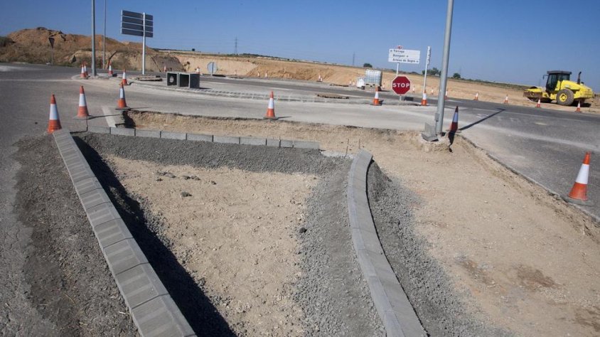 Les obres del vial avui dia