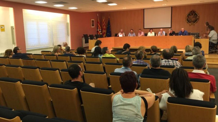 Imatge de la reunió d'ahir