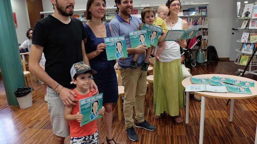 El conte es va presentar ahir a la tarda a la Biblioteca