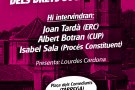 Joan Tardà, Albert Botran i Isabel Sala participaran a Tàrrega a l'acte 