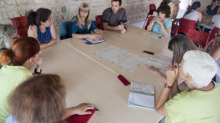 Un dels grups de treball que es van organitzar aquest dimecres a Verdú