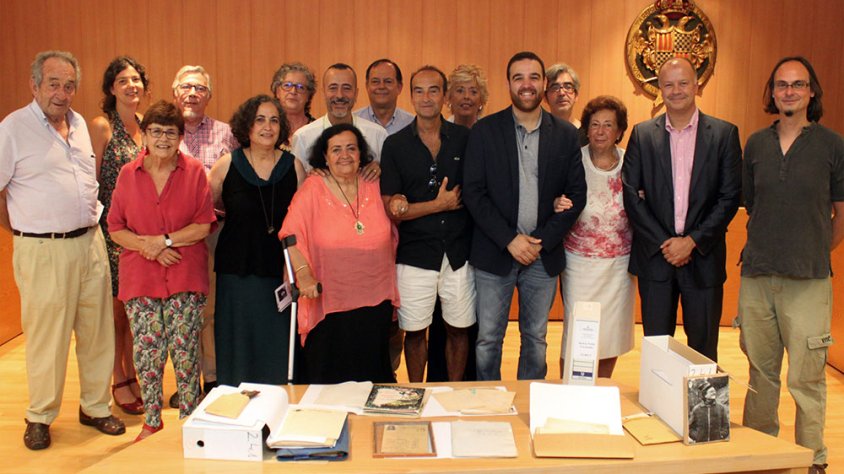 Acte de cessió del fons documental de l'autor nascut a Tàrrega