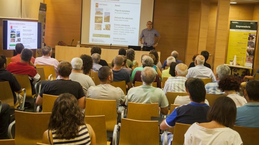 Un moment de la jornada celebrada aquest dimarts a Tàrrega