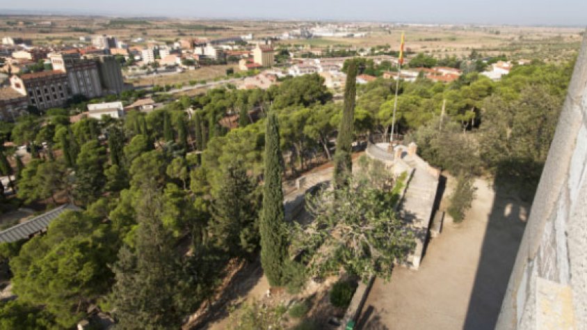 Una panoràmica des del campanar de l'ermita de Sant Eloi (setembre de 2012)