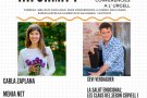 Carla Zaplana i Xevi Verdaguer, al cicle 'Dona Informa't' de l'Urgell
