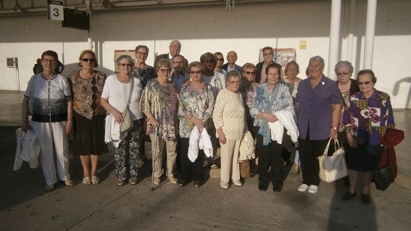 Grup de targarins a la XIII Trobada Diocesana de Vida Creixent a Sant Ramon