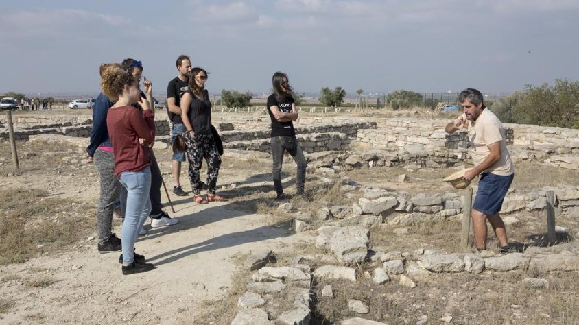 Imatge de la visita guiada que es va fer dissabte