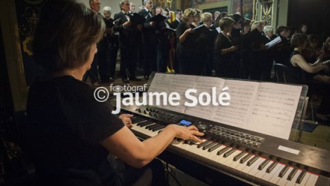 La pianista que va actuar durant el concert