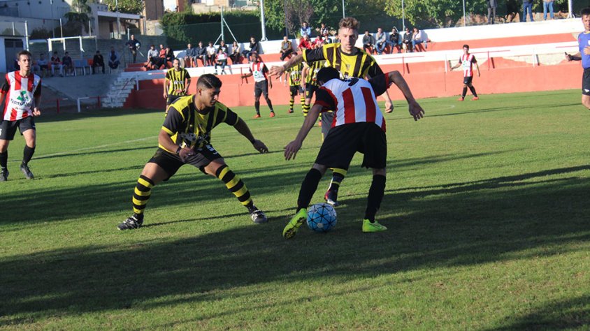 Imatge del partit que es va jugar a Bellcaire