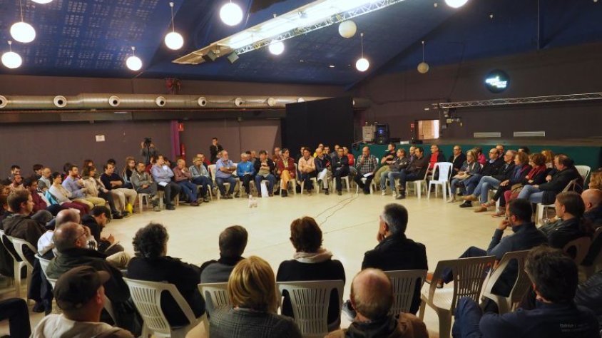 Imatge de la reunió d'ahir
