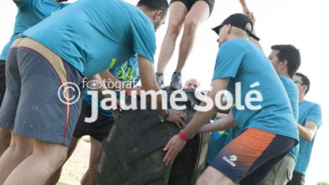 Una de les proves que van haver de superar els joves