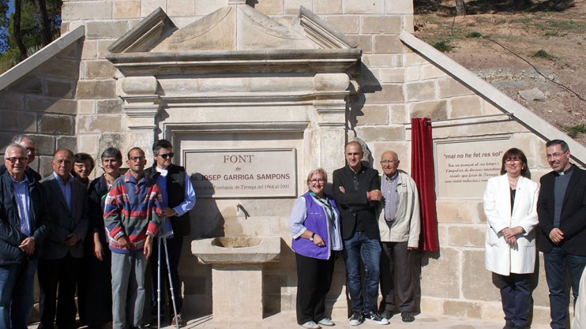 La font es va inaugurar dissabte passat al migdia