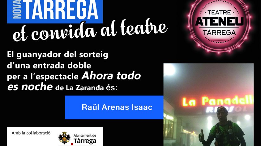 Guanyador primer sorteig entrades