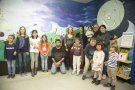 Mural fet per alumnes de Tàrrega a la sala d'espera de pediatria del CAP