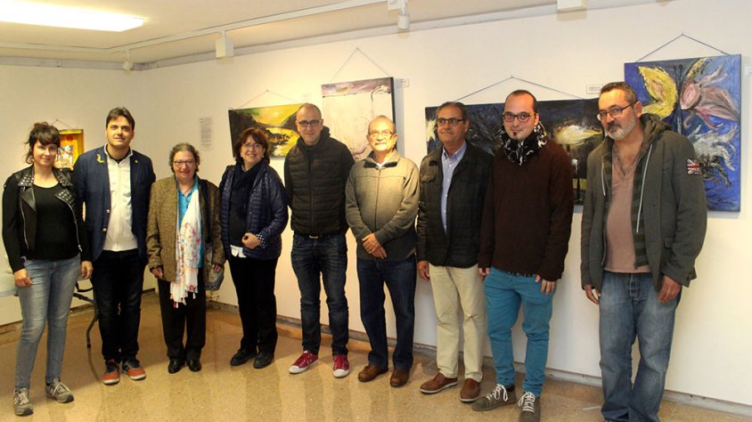 Imatge de l'acte inaugural de la mostra
