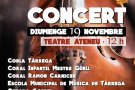 Tàrrega celebrarà el concert de Santa Cecília aquest diumenge a benefici de la lluita contra el càncer