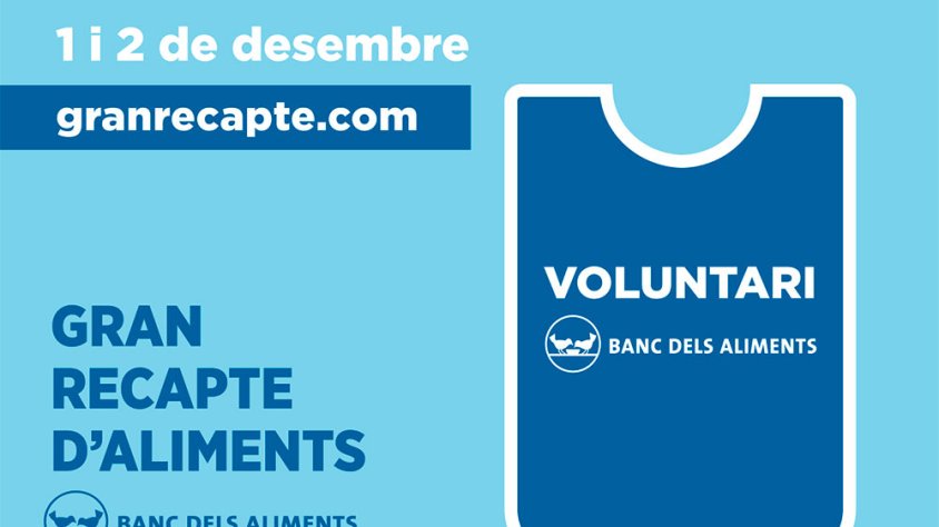 Imatge promocional per fer-se voluntari pel Gran Recapte