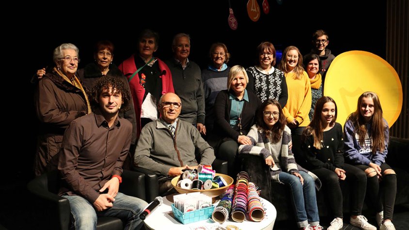 Imatge dels participants i organitzadors de la jornada