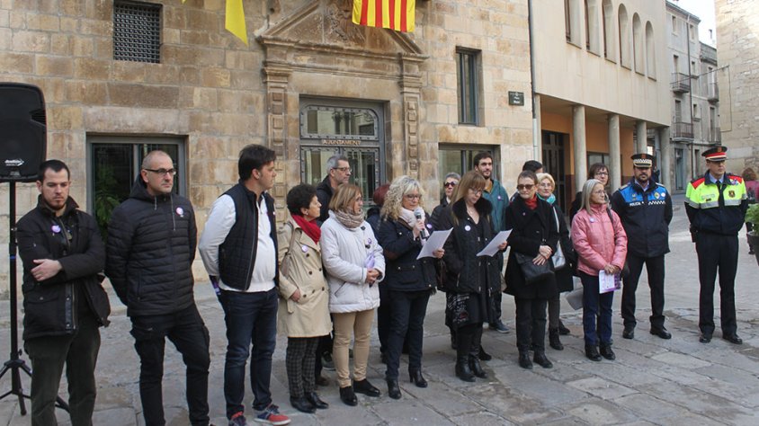 La lectura del manifest es va fer dissabte al migdia