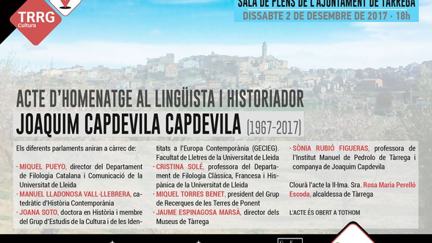 Anunci de l'homenatge que es tributarà a Quim Capdevila