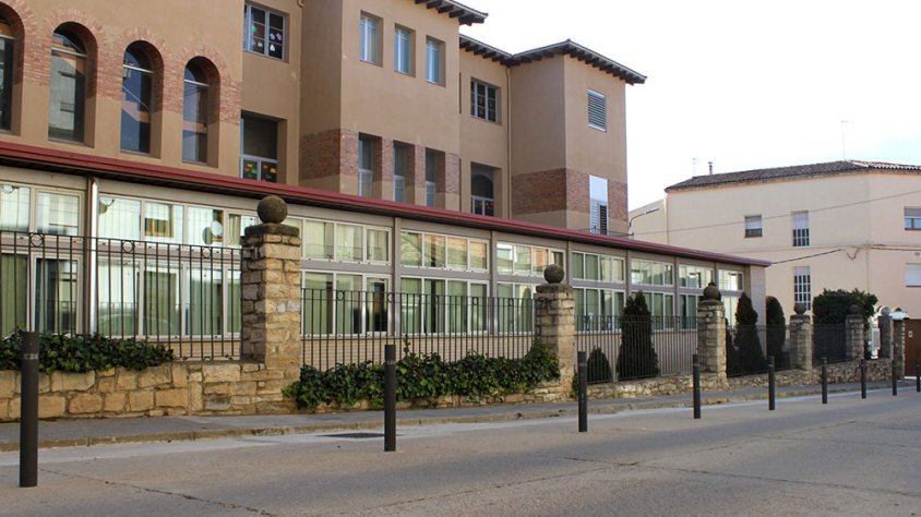 Imatge actual del tram de carrer on s'ampliarà la vorera