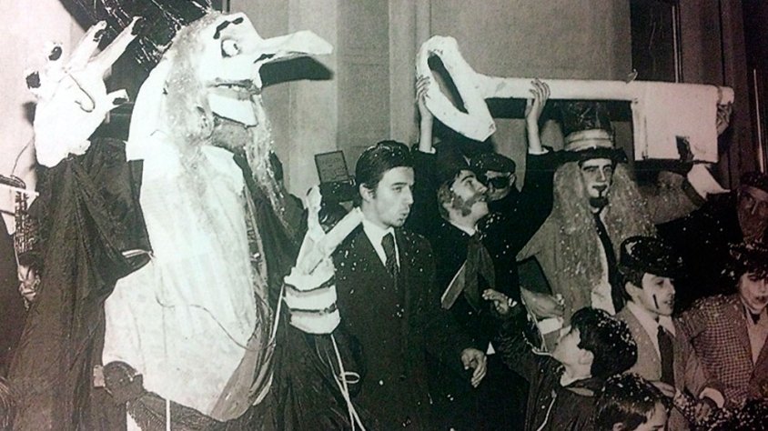 Imatge d'arxiu del primer Carnaval fa 40 anys