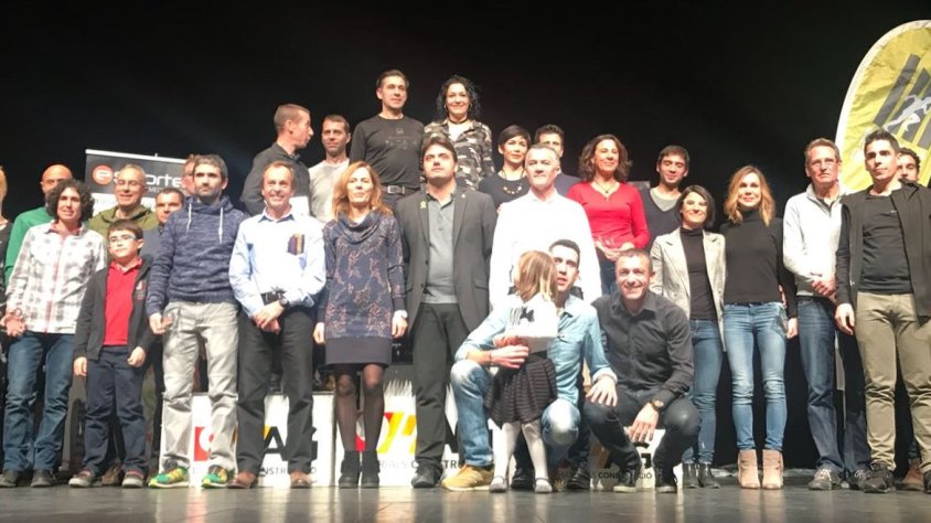 Foto de grup de tots els guardonats