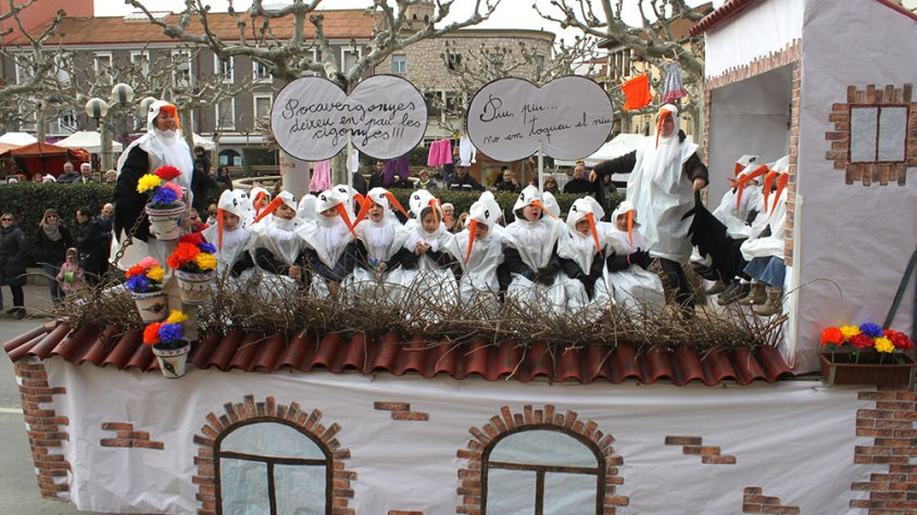 Una de les carrosses premiades en els Tres Tombs de l'any passat