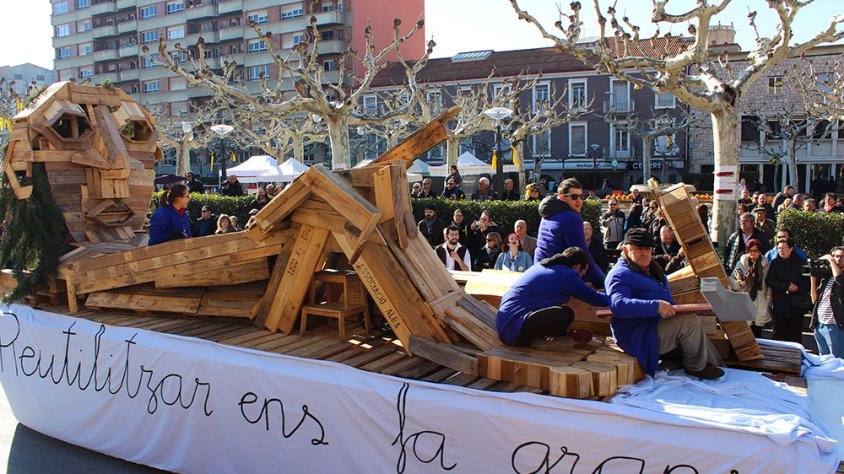 La carrossa elaborada per l'Associació Alba