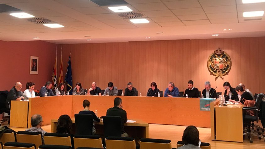 Imatge de la sessió plenària del passat 25 de gener
