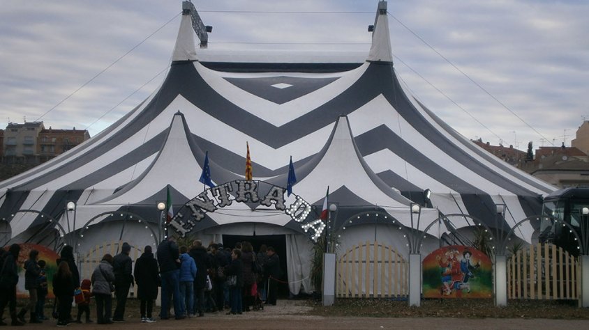 La visita de Il Circo Italiano al Parc Esportiu de Tàrrega