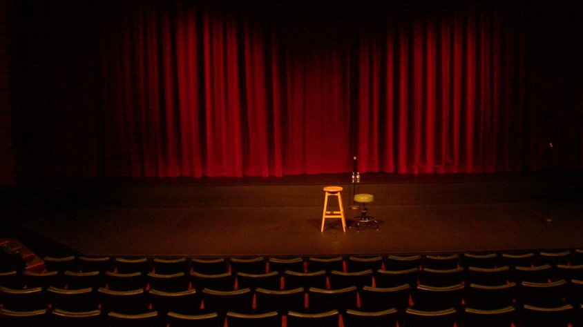 L'escenari d'un teatre
