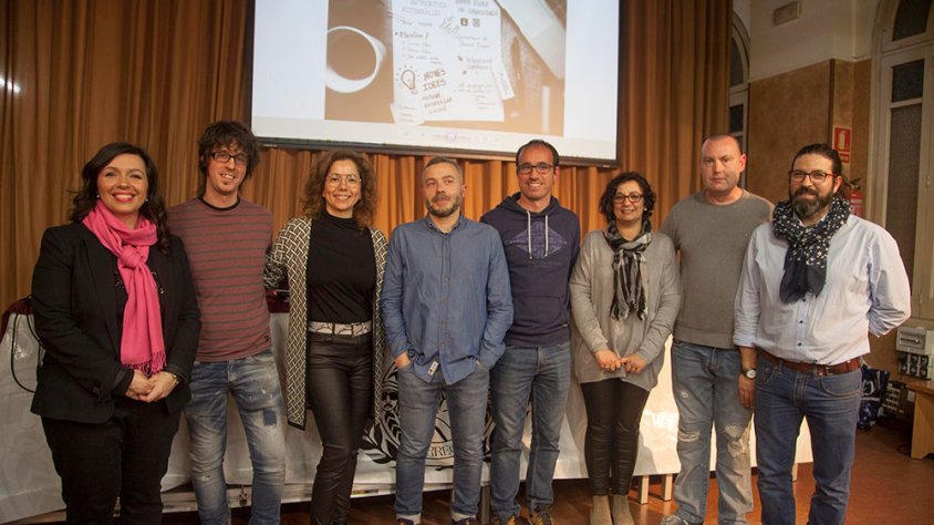 Dilluns al vespre es va presentar l'equip de treball a la Societat Ateneu
