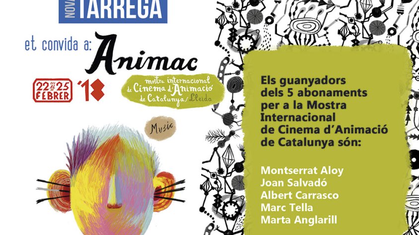 Guanyadors del sorteig Animac