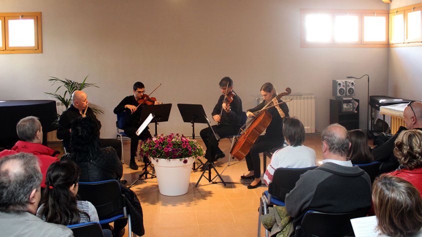 Imatge del concert del Quartet Prysma
