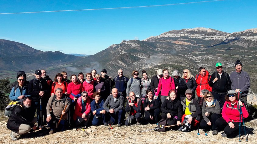 Els participants en la darrera sortida de l'1 Pas +