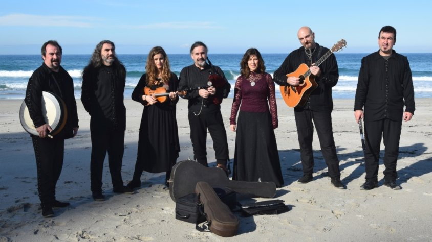Fotografia promocional del grup Luar Na Lubre