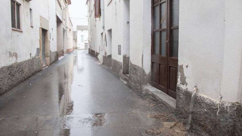 Imatge del carrer en el qual va tenir lloc l'incident