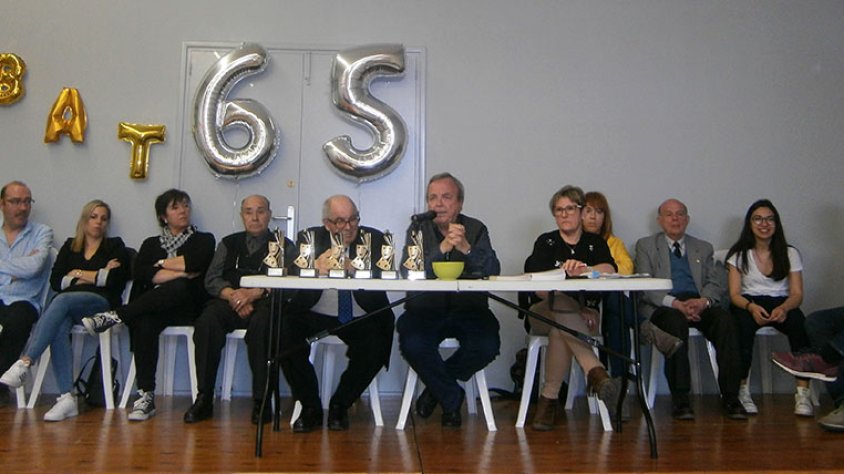 La presidència en l'Assemblea del Grup de Teatre BAT