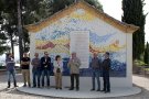 La Festa de l'Arbre de Tàrrega commemora amb un mural al parc de Sant Eloi els 125 anys de la portada de l'aigua des del Canal d'Urgell